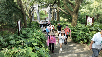 台湾青年走进抗战胜地怀化市龙潭镇